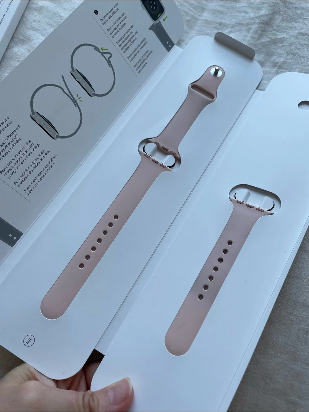 Apple Pink Sand 40mm Sport Band